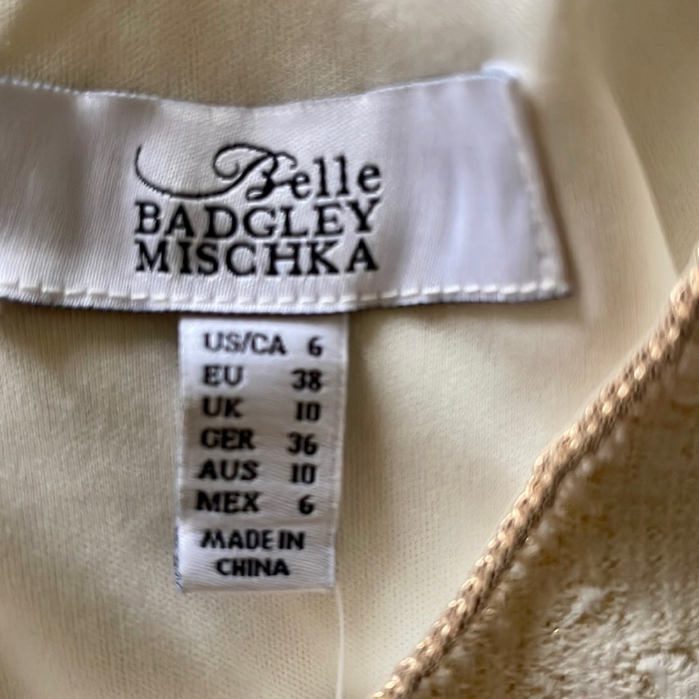 Belle Badgley Mischka Cold Shoulder Dress - Picture 4 of 7
